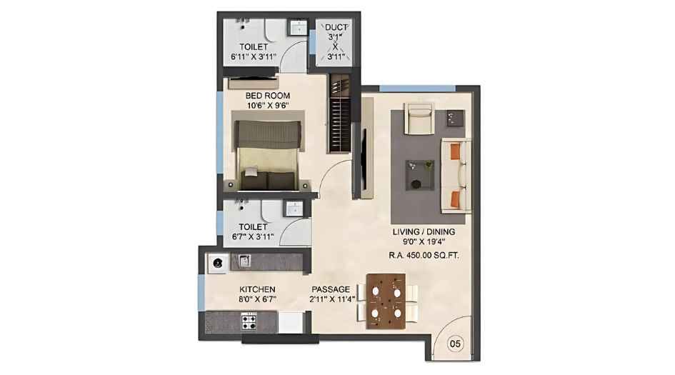 Ranbir-One-Life-Unit-Plan-Flat-5